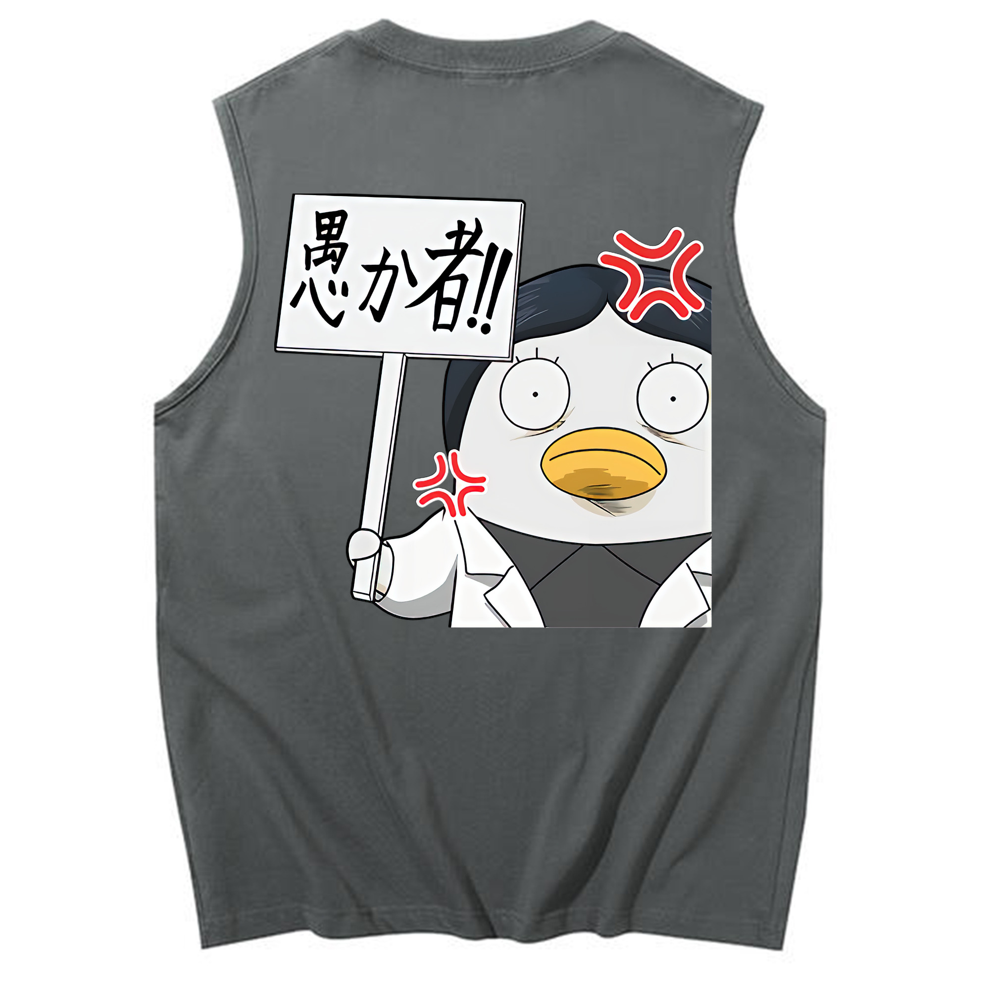 （画像用） ぎんたま 坂田銀時（さかたぎんとき） 神楽 志村新八（しむら しんぱち） GINTAMA Sakata Gintoki Kagura Shimura Shinpachi コットン100％タンクトップ（背面プリント）